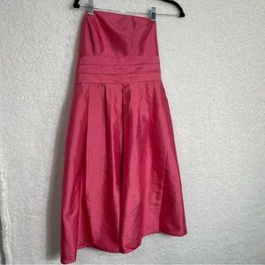 100% Silk Ann Taylor Pink Cocktail Dress